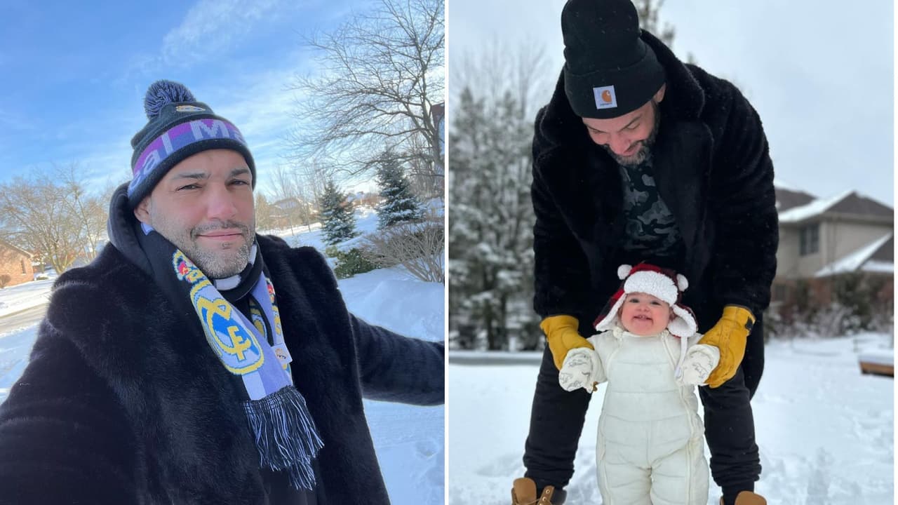 Guilherme Vasconcelos compartió en Instagram varias fotos junto a su hija