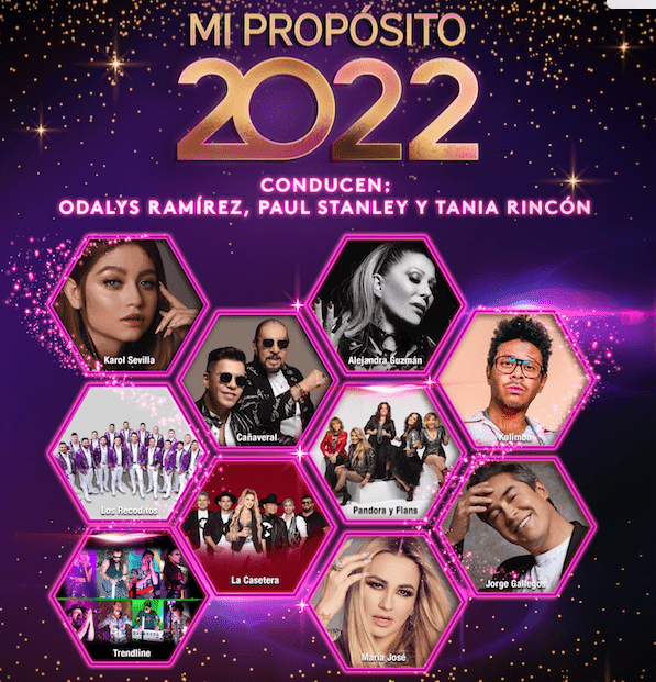 'Mi Propósito 2022': Recibe el Año Nuevo con los brazos abiertos junto a Las Estrellas