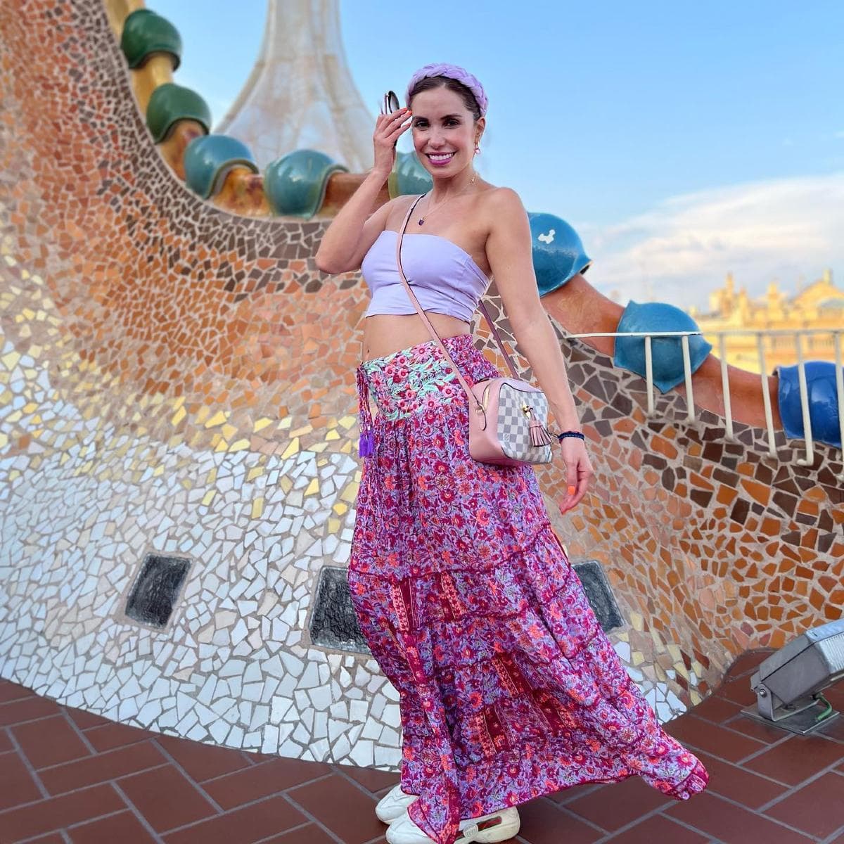 Andrea Escalona disfruta de unas vacaciones por Italia.