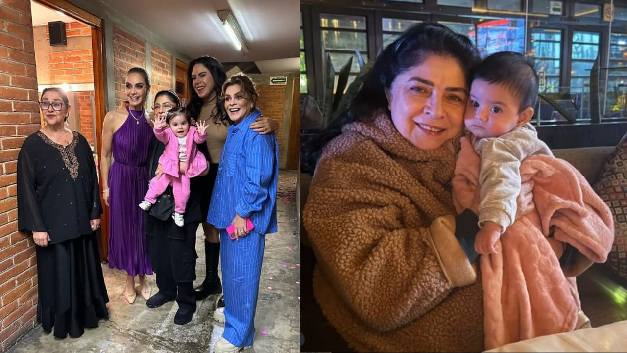 Victoria Ruffo celebra su cumpleaños junto a su nieta Tessa
