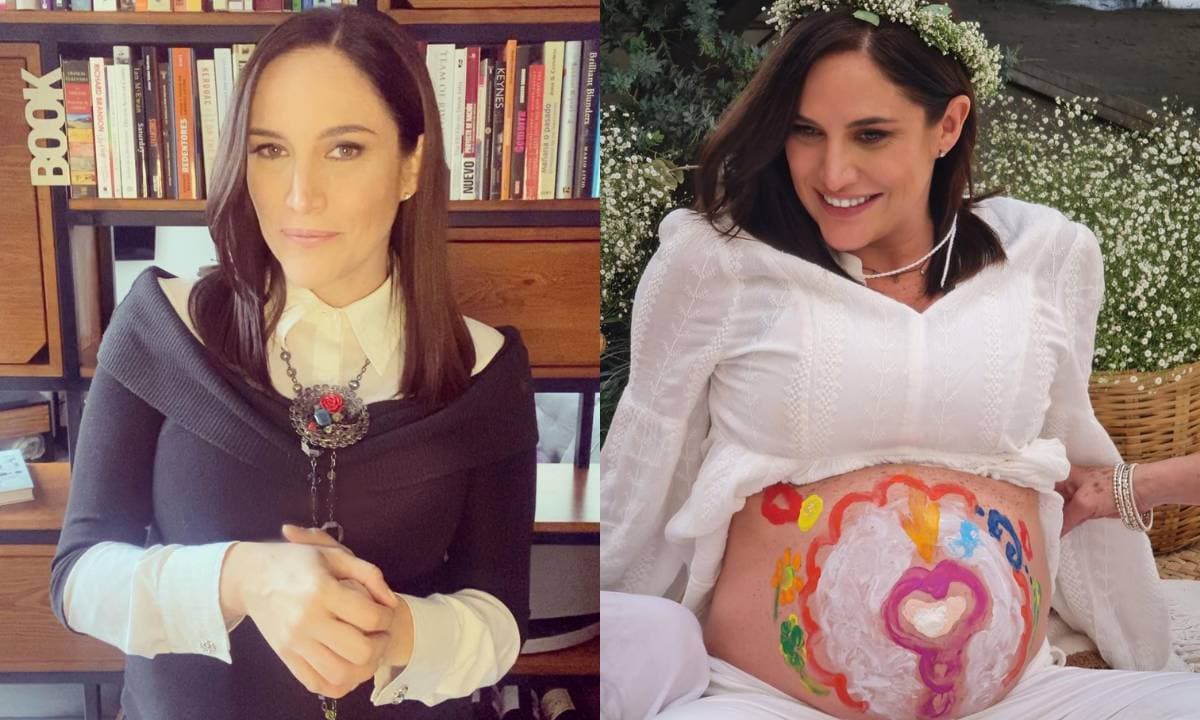 Danielle Dithurbide publica primera foto de su hija y deja ver la carita de la bebé a días de nacida