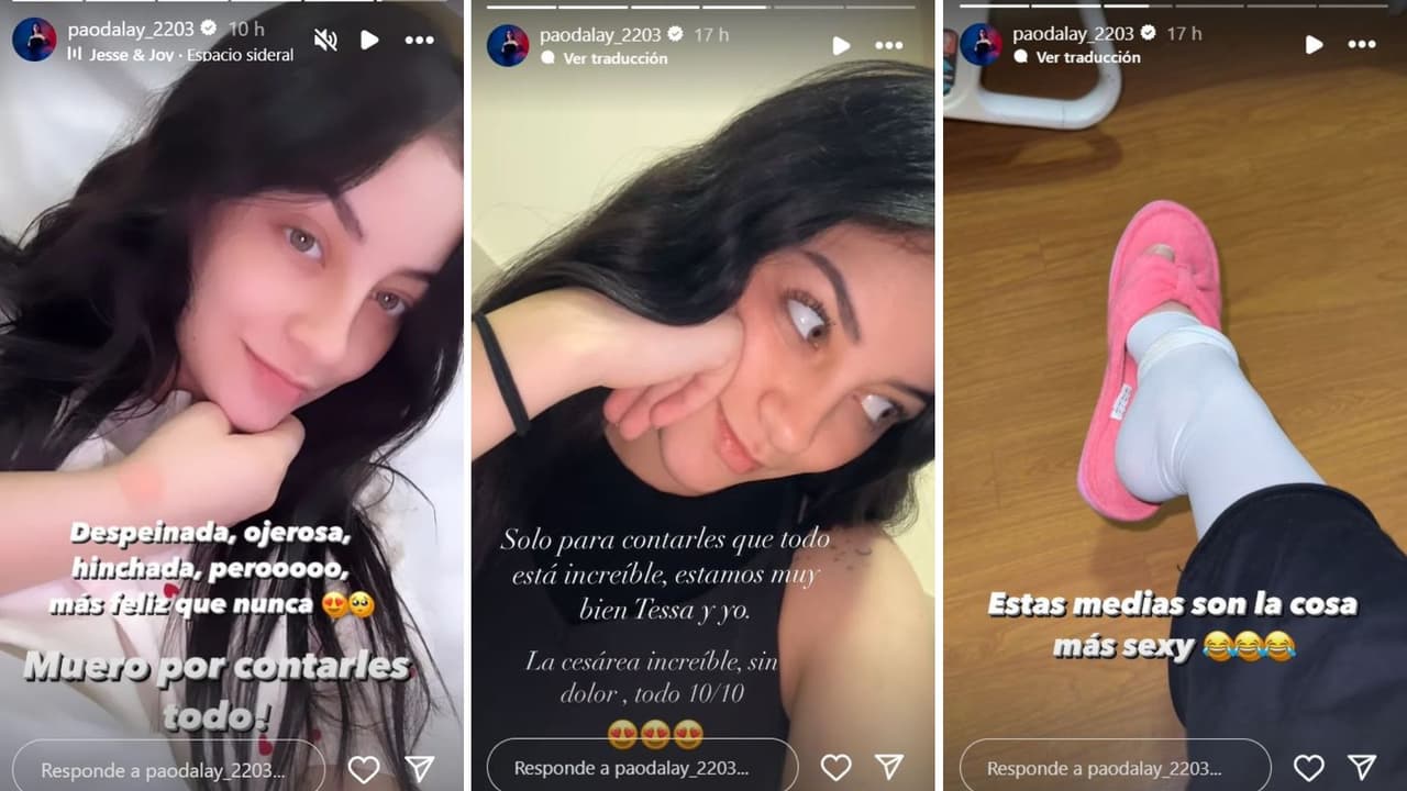 Paola Dalay reaparece tras el nacimiento de su bebé Tessa.