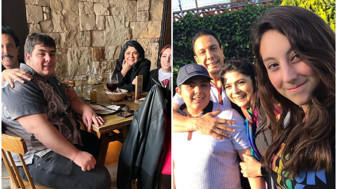 Omar Fayad y Victoria Ruffo tienen dos hijos: Vicky y Anuar