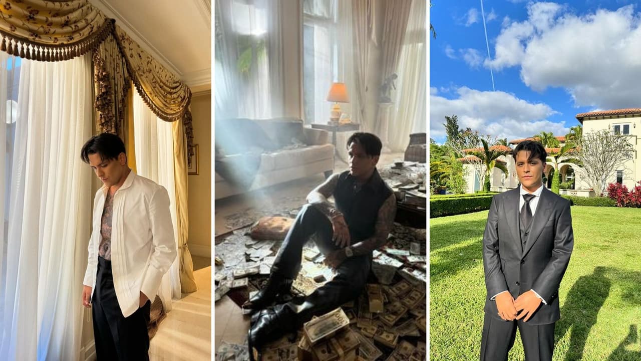 Nodal cambia de look y lo comparan con Johnny Depp.