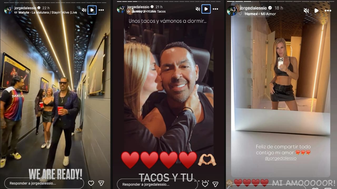 Jorge D’Alessio presenta públicamente a Daniela Arjona, su actual pareja
<br>