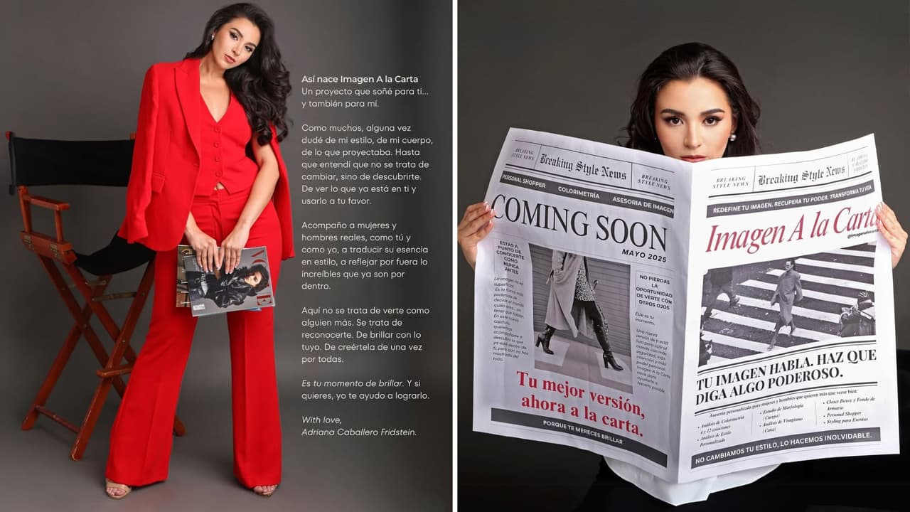Adriana Caballero Fridstein es asesora de imagen y personal shopper