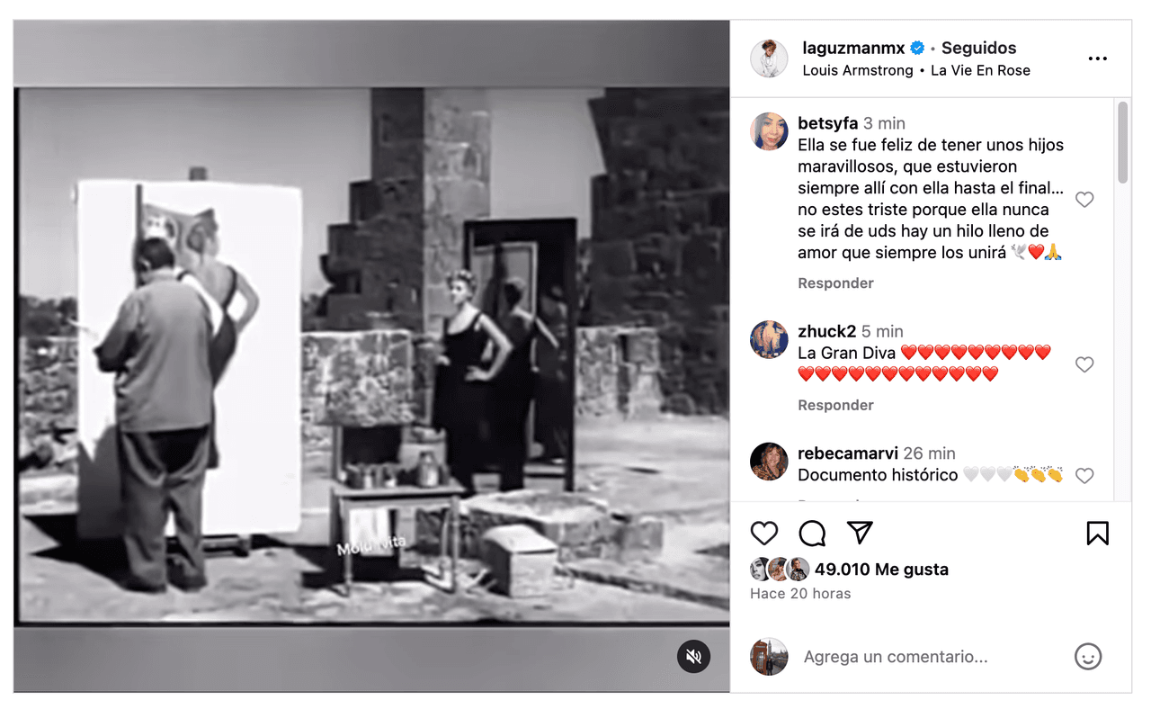 Alejandra Guzmán llora la muerte de Silvia Pinal y publica video inédito