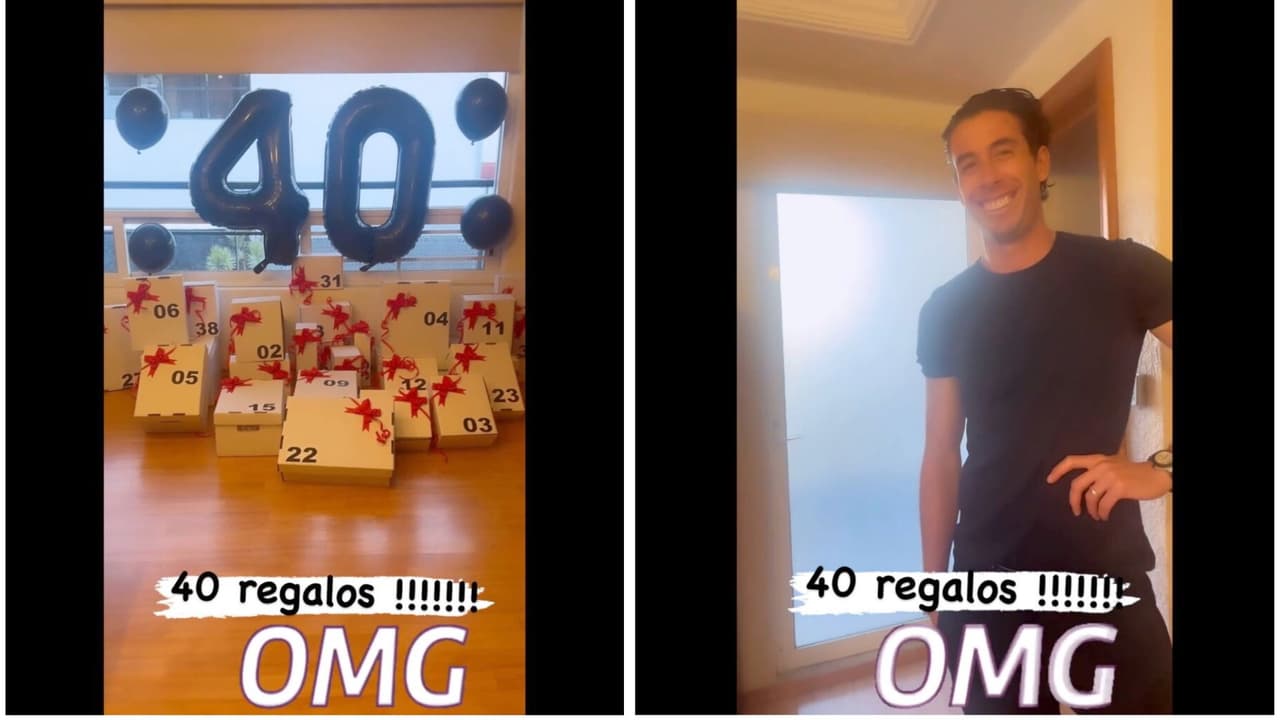 Esposo de Mariana Echeverría la sorprende con 40 regalos por su cumpleaños #40