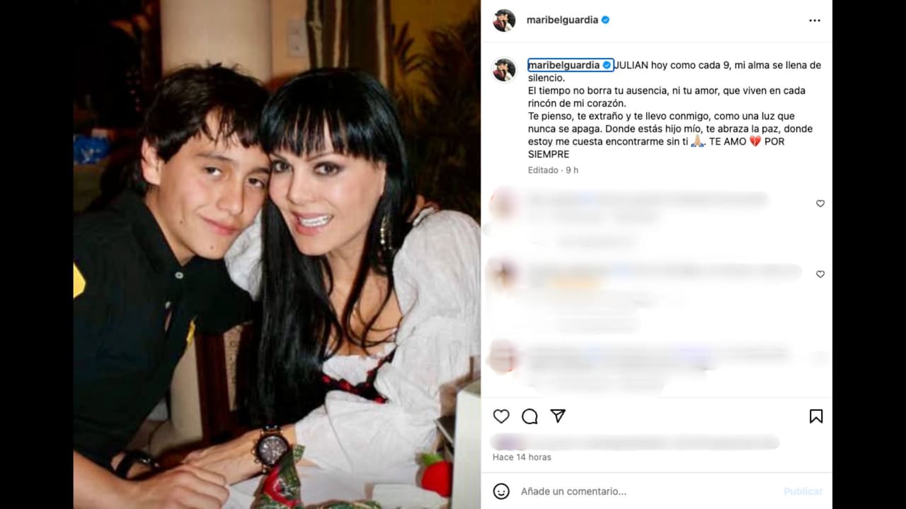 Maribel Guardia recuerda a su hijo Julián Figueroa previo al Día de las madres