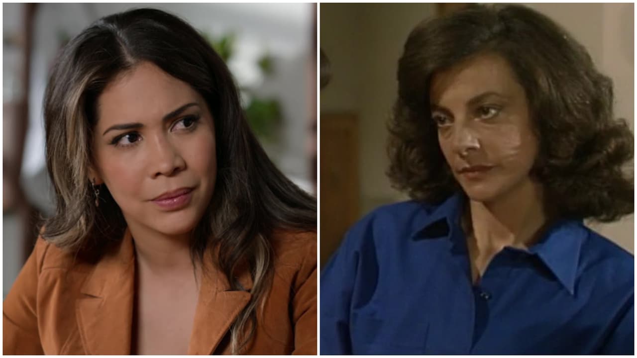 Lorena Graniewicz y Rosa María Bianchi como Malena Slazar (hermana de Diana) en El Extraño Retorno de Diana Salazar.
<br>