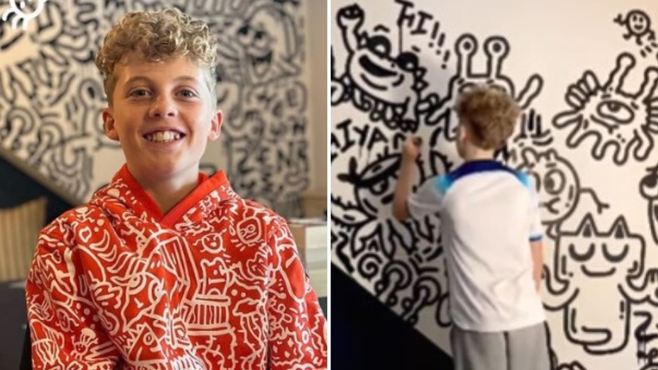 Lo regañaban por dibujar garabatos en la escuela y ahora colabora con Nike: conoce a Joe Whale