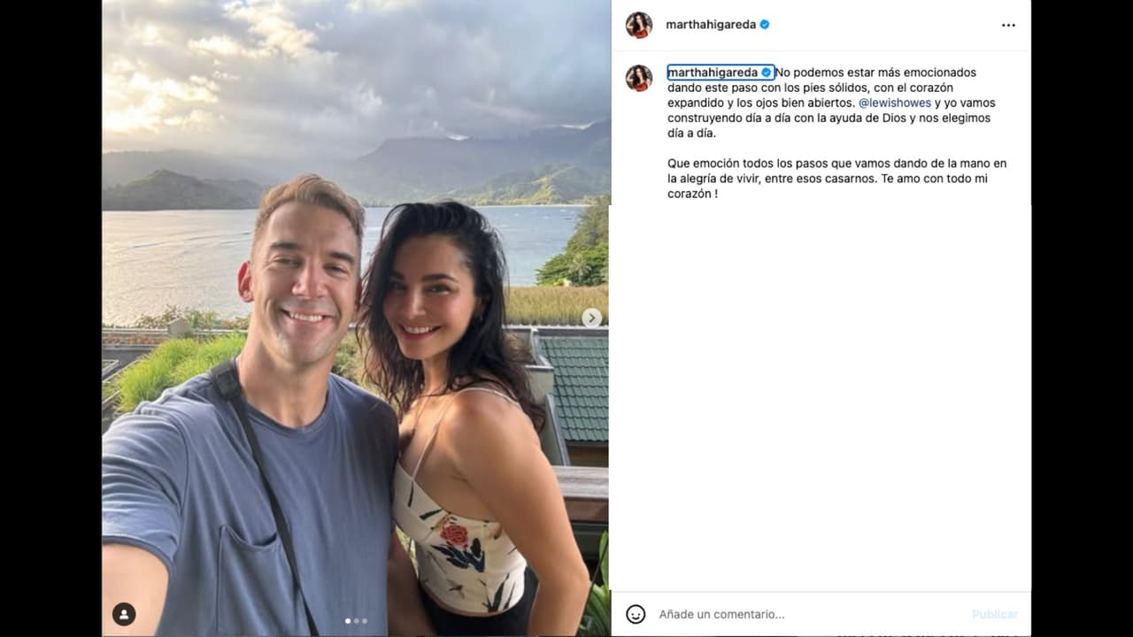 Martha Higareda presume su próxima boda con Lewis Howes