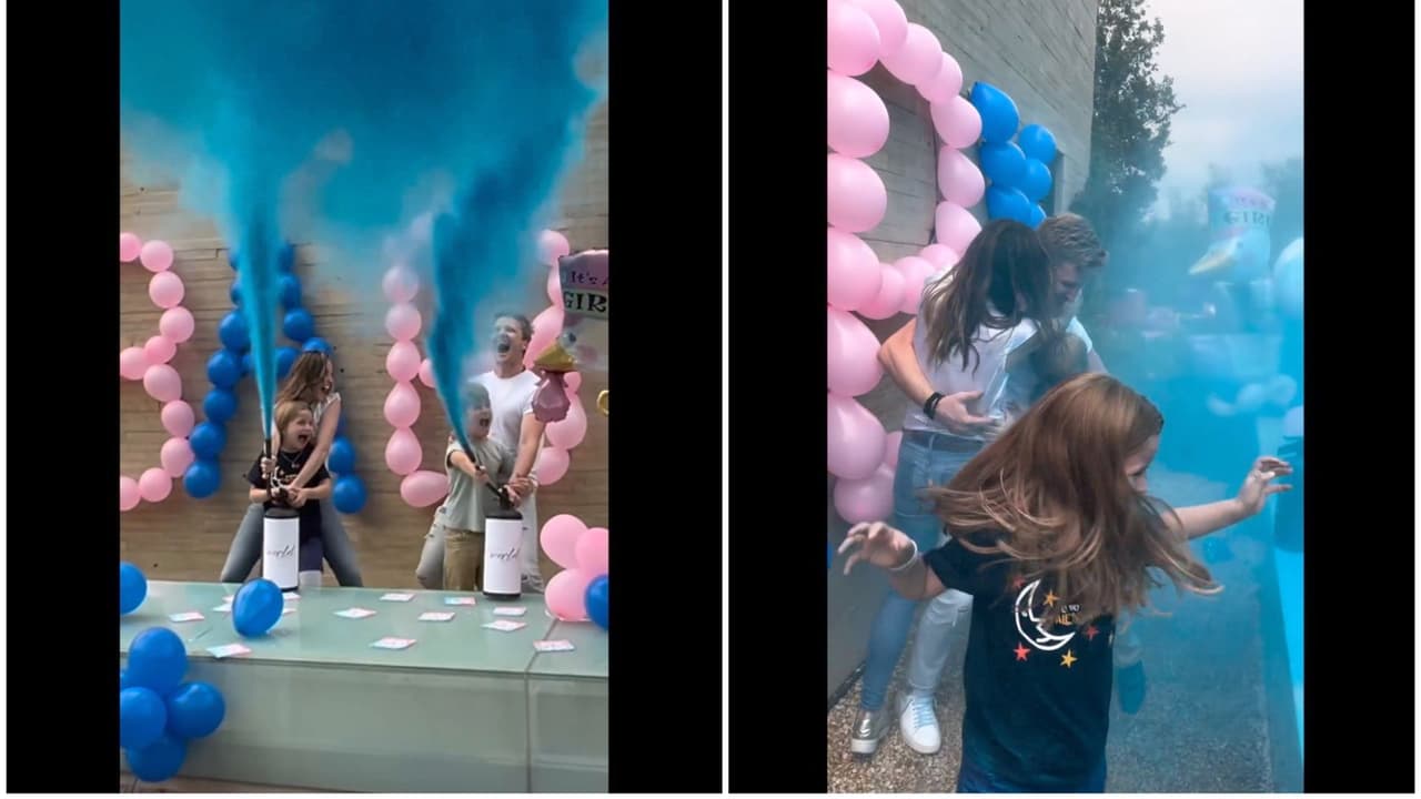 Alexander Acha y su familia celebran la llegada de un niño