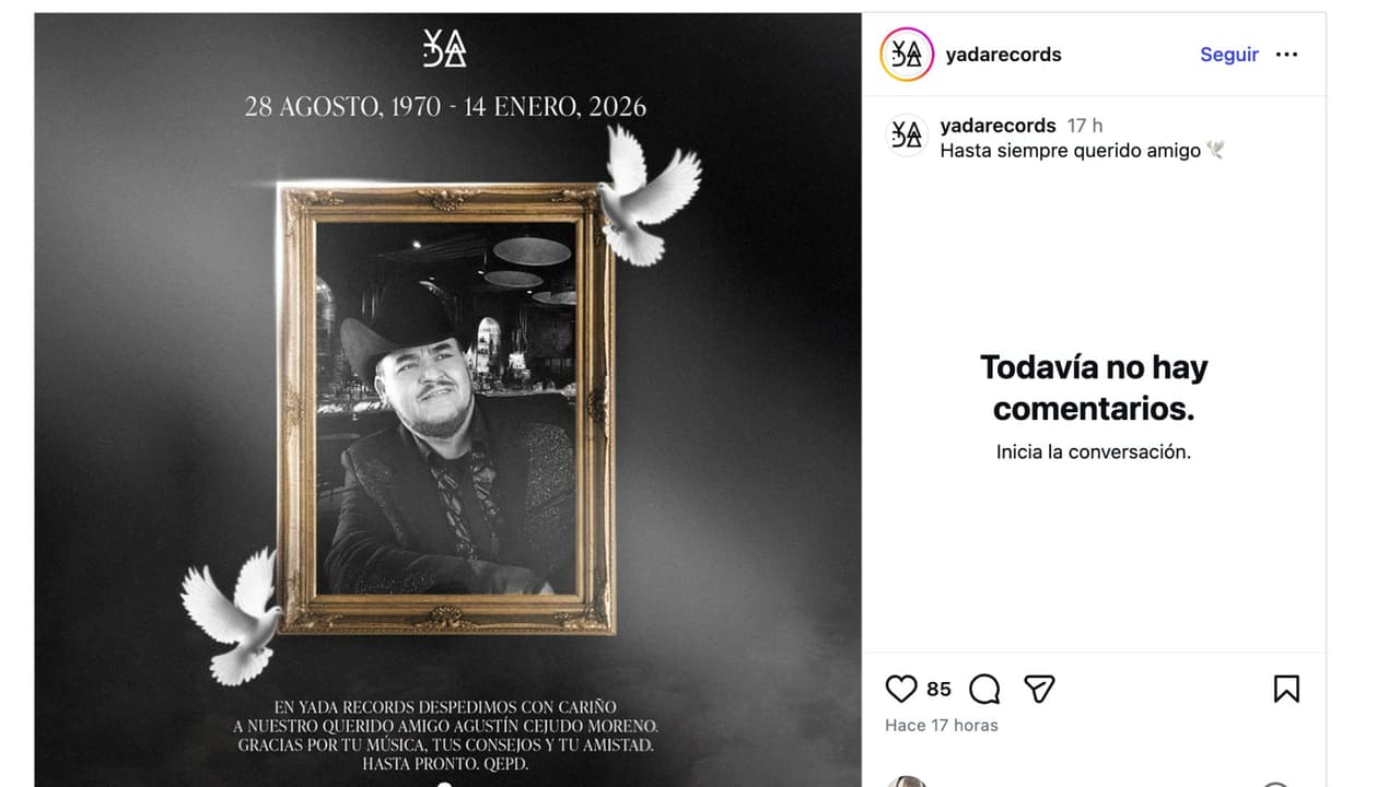 Muere Agustín Cejudo Moren.