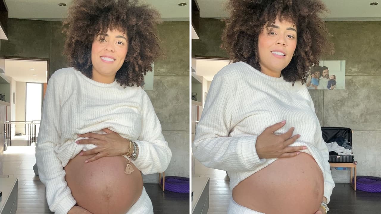 Brenda Kellerman presume su pancita de embarazo