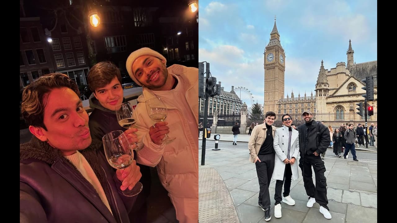 Daniel Valle y Jair Sánchez acompañaron a Ricardo Peralta en su viaje de cumpleaños