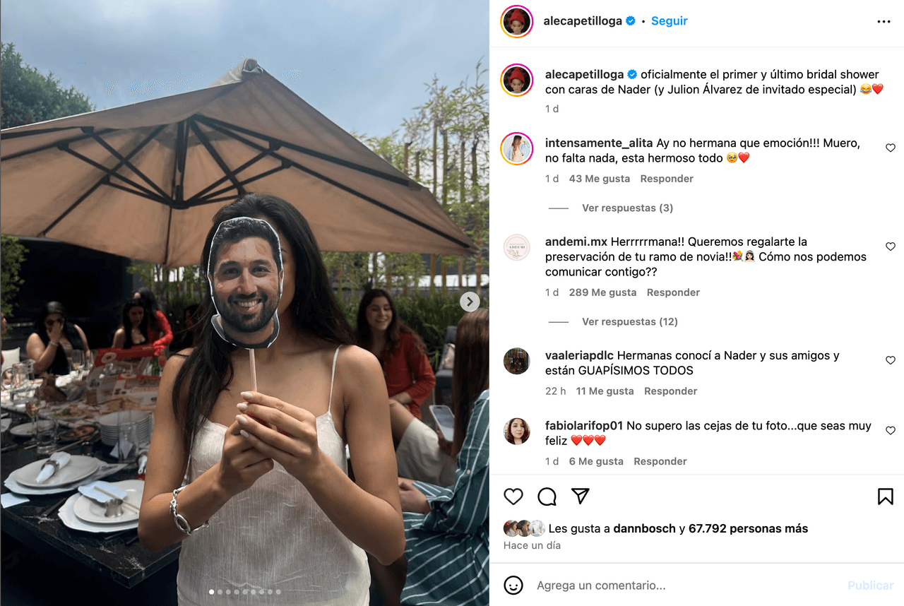 Ale Capetillo, despedida de soltera.