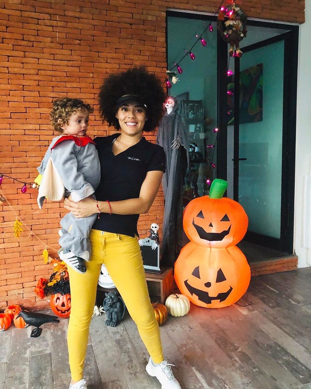 Para Tadeo, su mama, Brenda Kellerman, eligió un disfraz de elefante: "Qué hermoso mi amor".