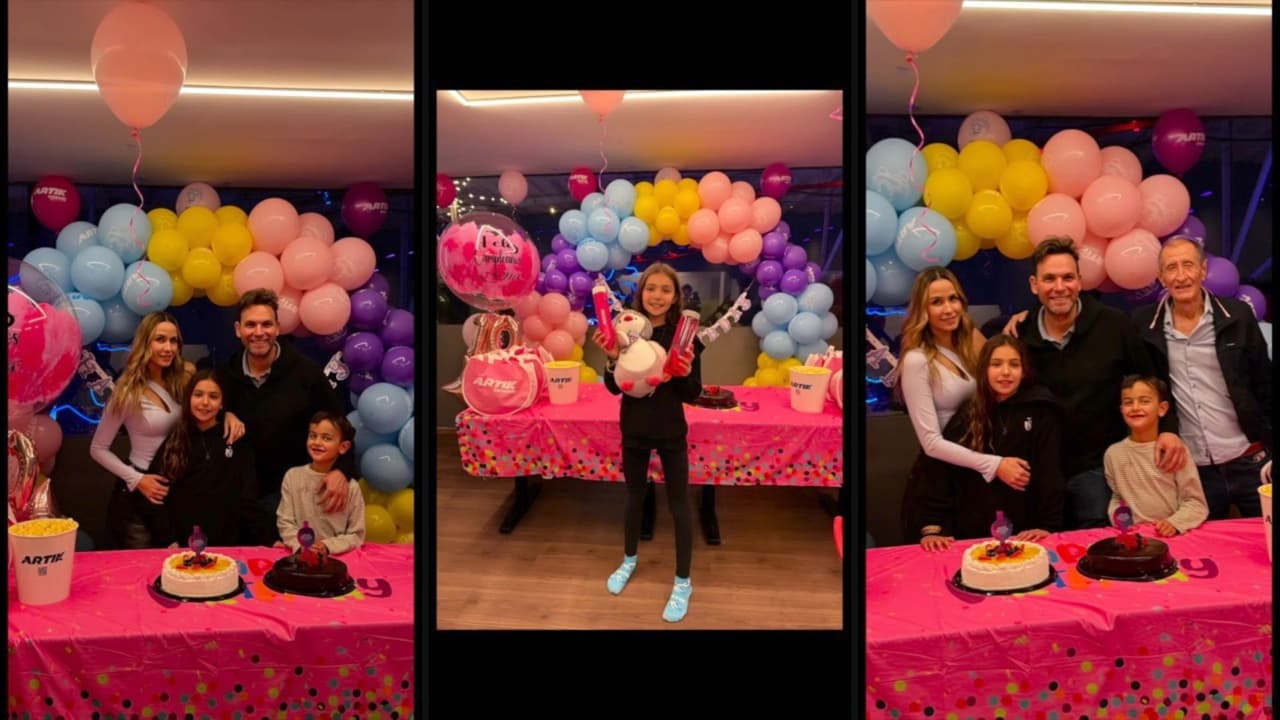 Odalys Ramírez y Patricio Borghetti celebran el cumpleaños de su hija Gia