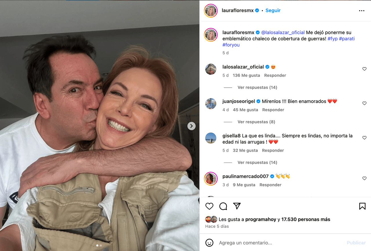 Laura Flores y Lalo Salazar.