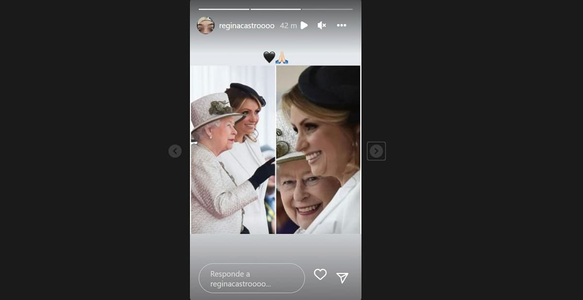 Las imágenes aparecieron tras la muerte de la Reina Isabel II