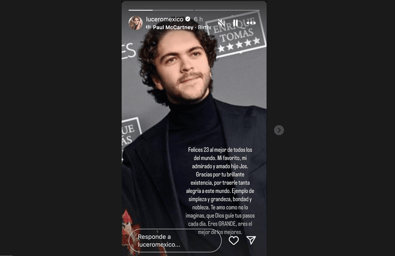 Lucero presume a su hijo en nuevas fotos