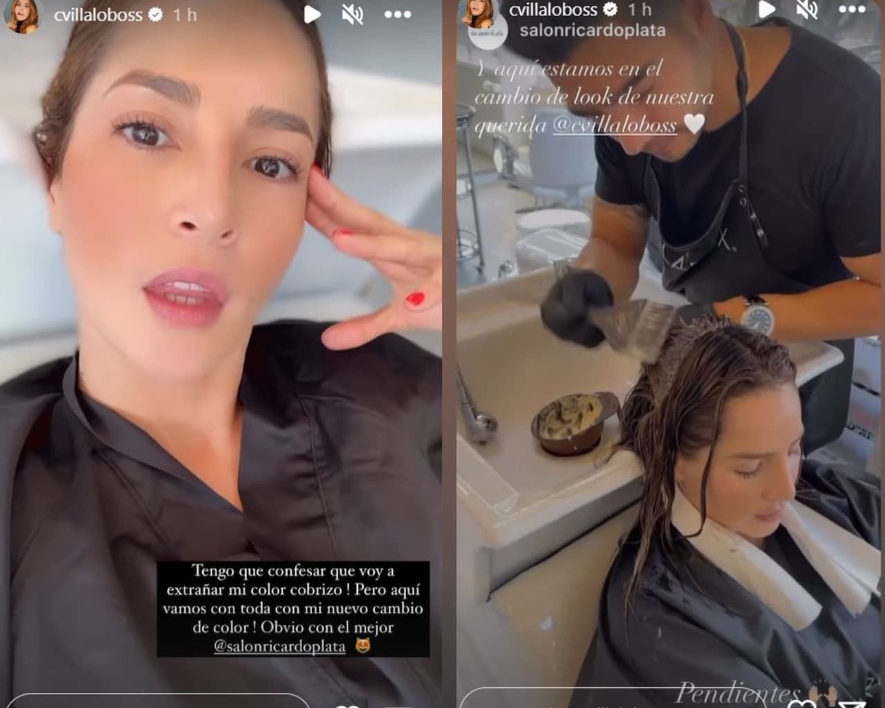 Carmen Villalobos anunció cambio de look.