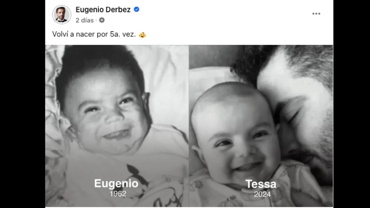 Eugenio Derbez muestra lo mucho que se parece a su nieta Tessa, la hija de José Eduardo Derbez