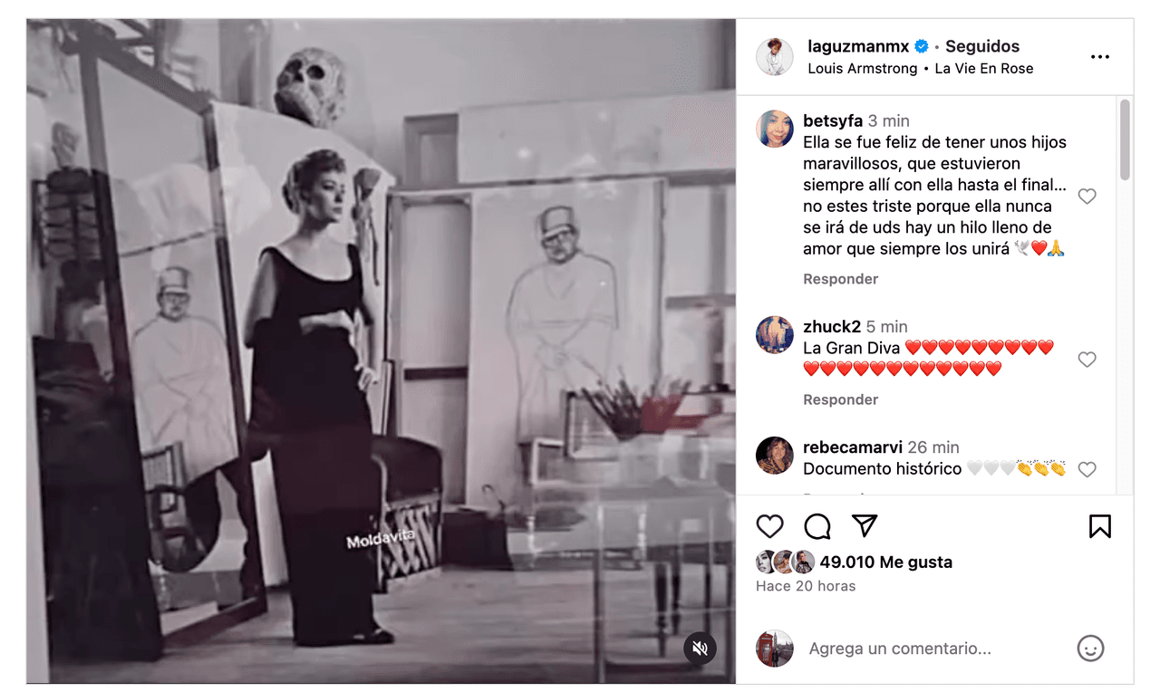 Alejandra Guzmán recuerda así a su mamá Silvia Pinal