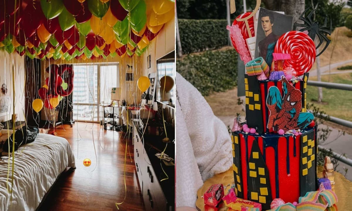 Aunque no compartió fotos con las pequeñas, sí dejó ver cómo las consintió