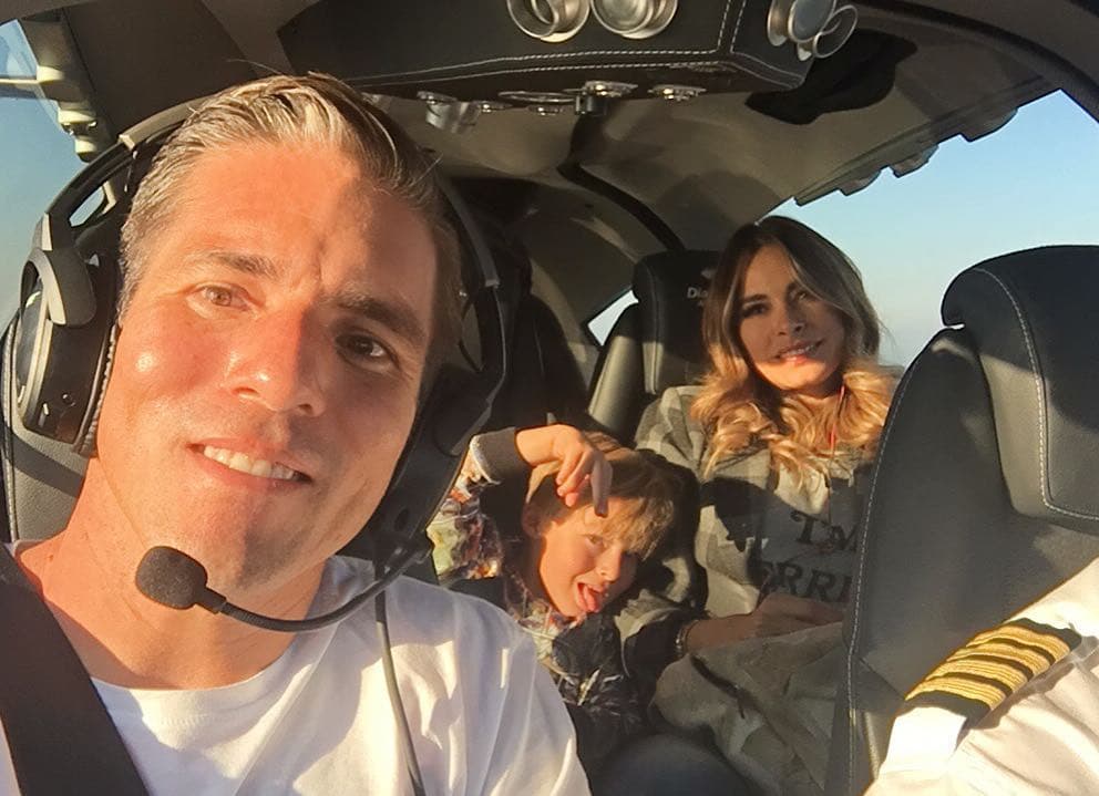 La conductora agradeció el apoyo de su esposo.