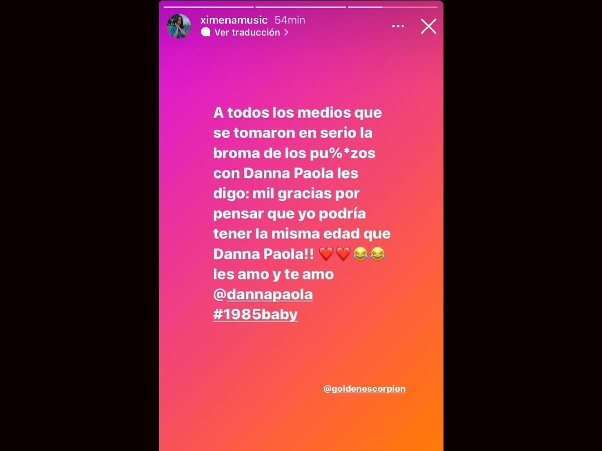 Ximena Sariñana posteó un contundente mensaje luego de la polémica que se desató por su entrevista con el Escorpión Dorado.