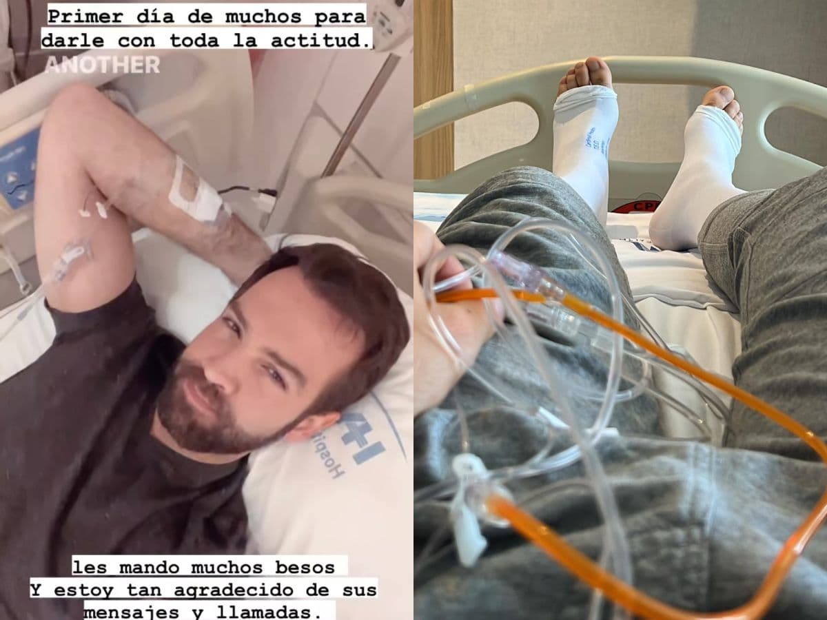 Diego de Erice dio detalles de su salud desde el hospital.
