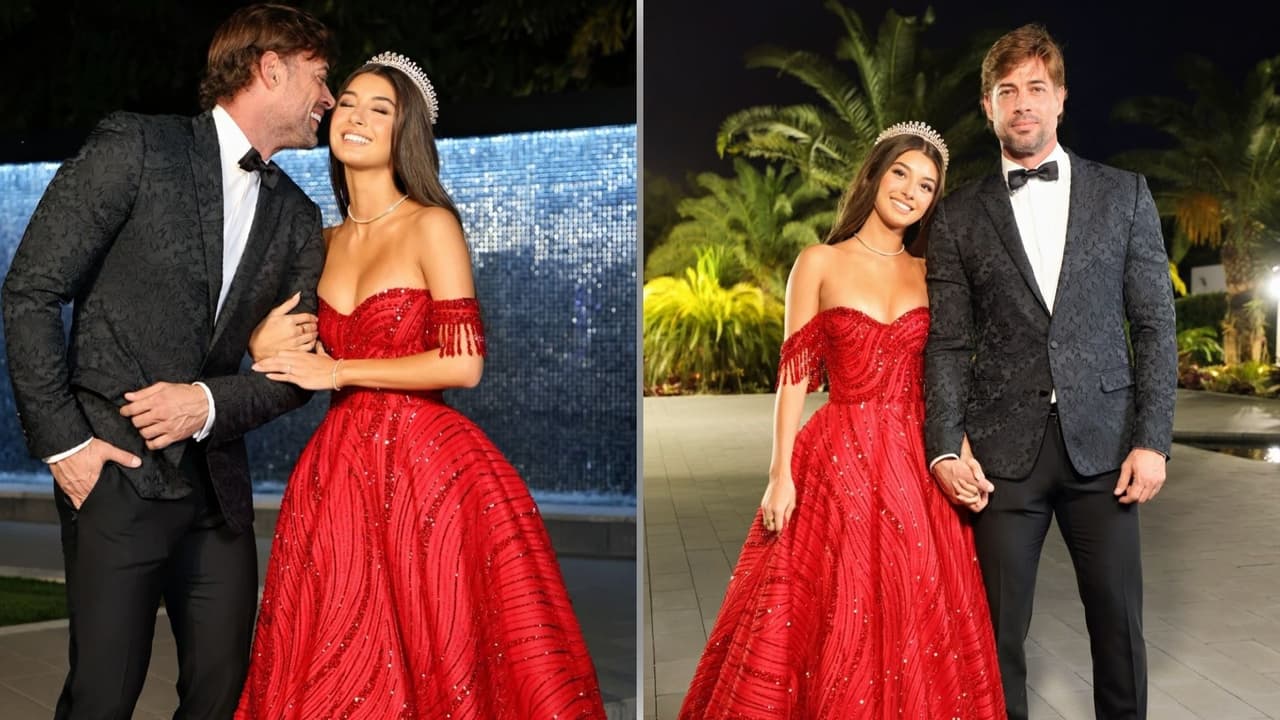 William Levy junto a su hija Kailey en su fiesta de cumpleaños