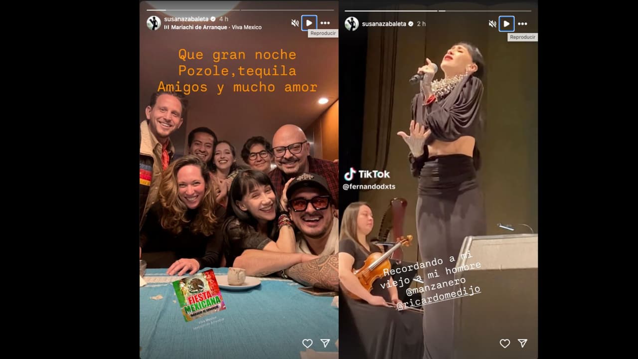 Ricardo Pérez estuvo en el festejo del 15 de septiembre junto a su pareja Susana Zabaleta