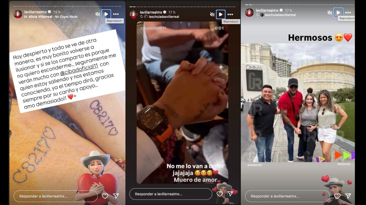 Alicia Villarreal revela que está saliendo con el influencer Cibad Hernández