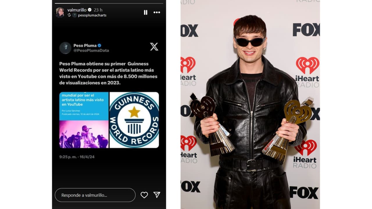 Representante de Peso Pluma, Valeria Murillo, reacciona a récord Guinness que él obtuvo.