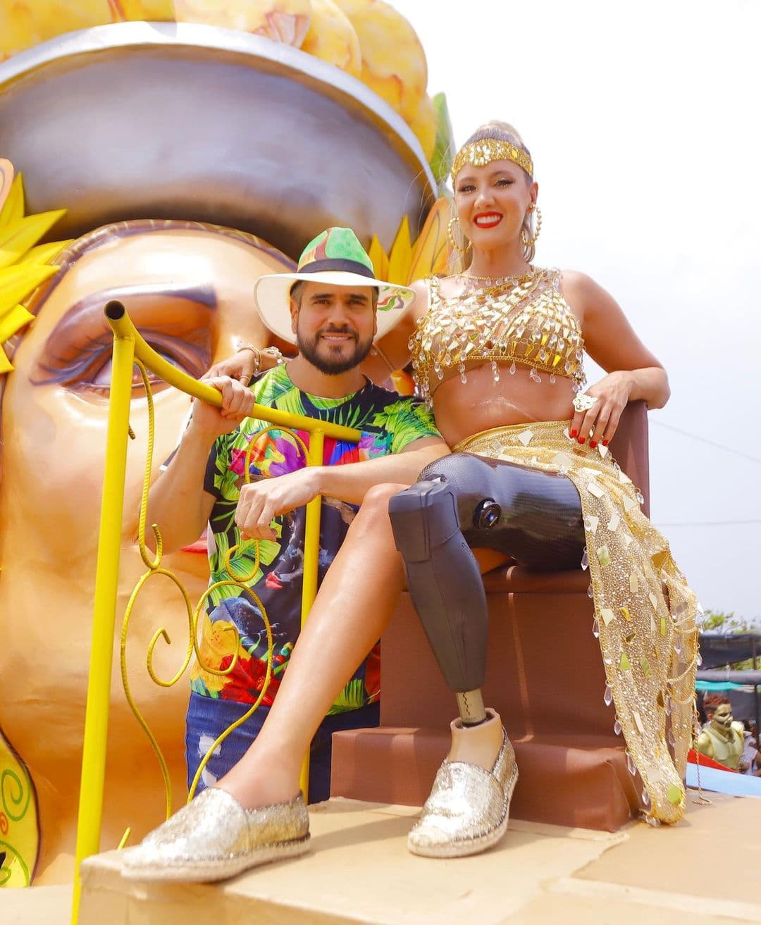 El fabuloso atuendo de carnaval de Daniella Álvarez