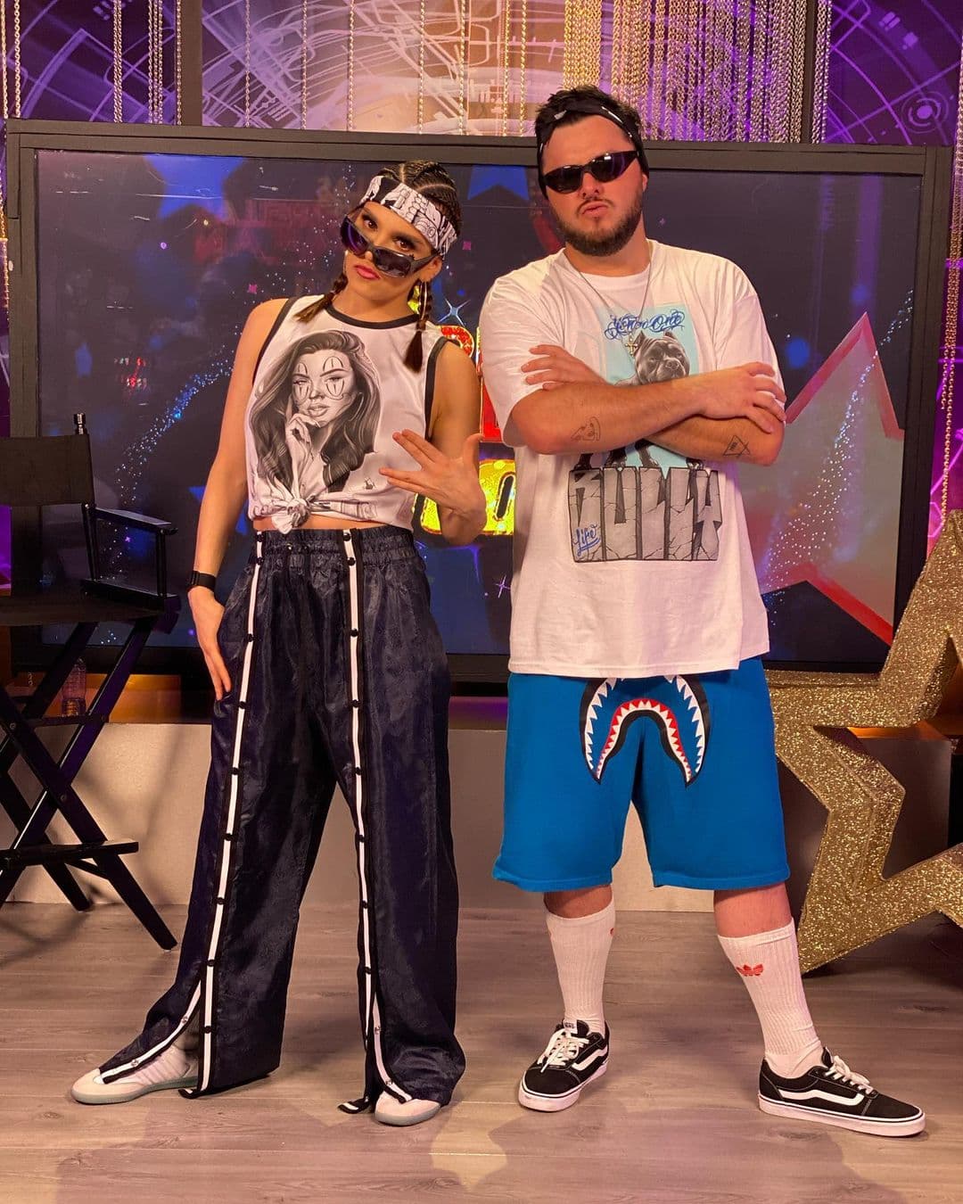 Este año hizo dupla con Paul Stanley en el segmento 'Las Estrellas bailan en Hoy', de dicho programa, donde ha salido con atuendos distintos, como este de chola.