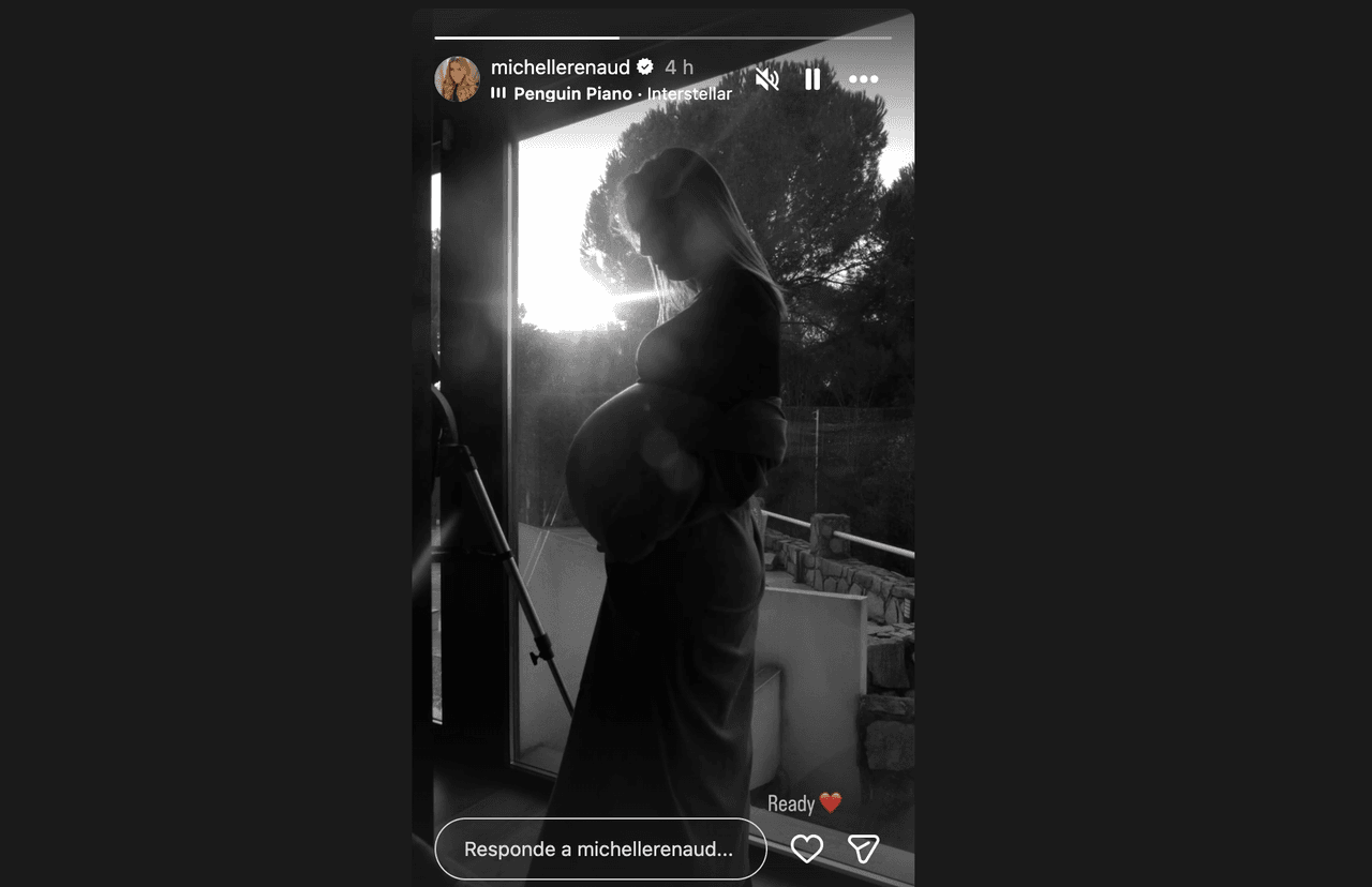 Michelle Renaud publica inesperadas fotos a horas de dar a luz: así luce en la recta final de su embarazo