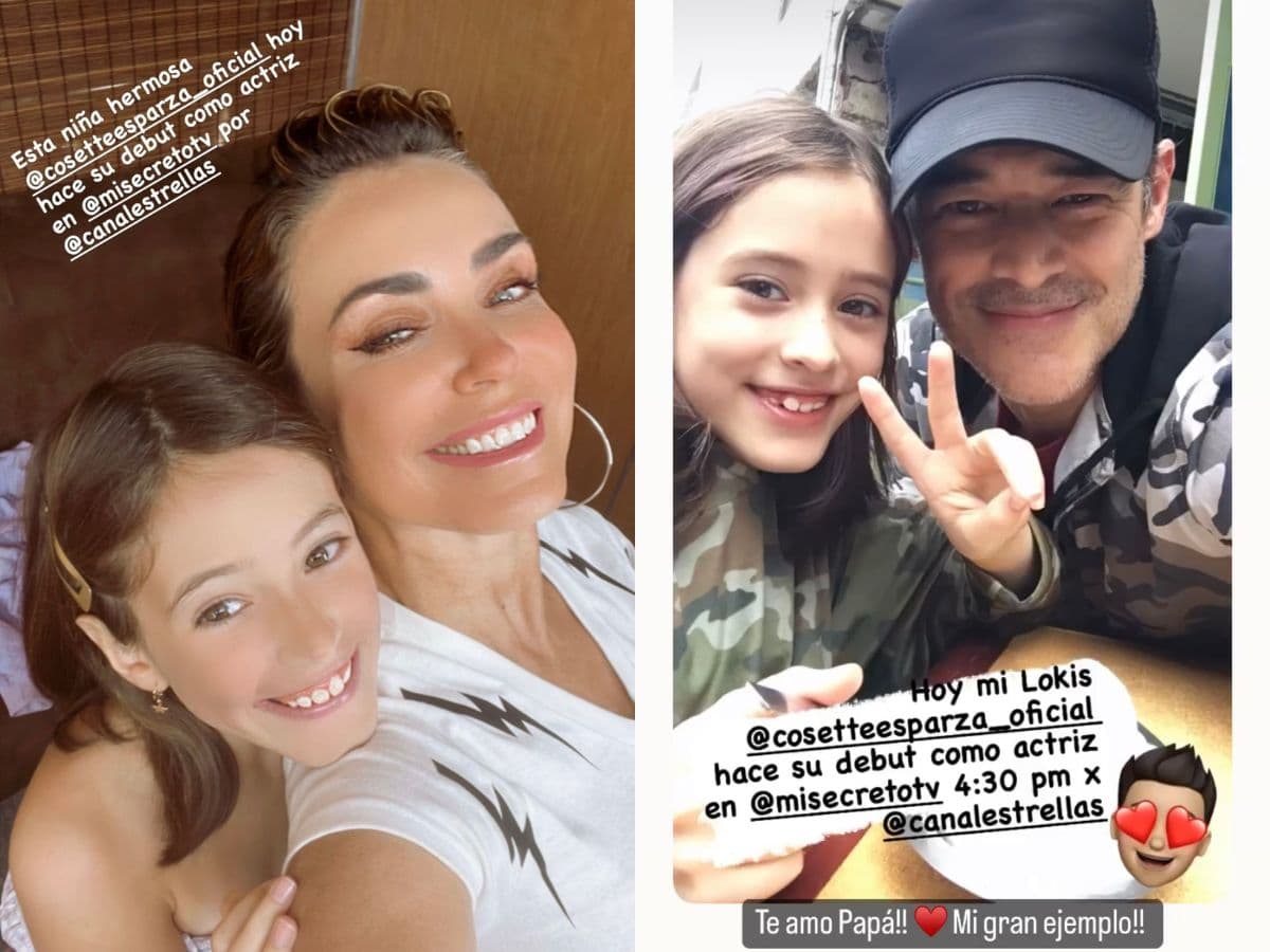 Cosette es la hija de la conductora Carmen Muñoz y el actor Juan Ángel Esparza.