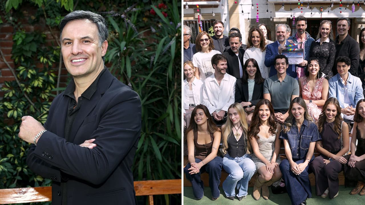 Alejandro de la Madrid celebra su cumpleaños en las grabaciones de la telenovela 'El renacer de Luna'