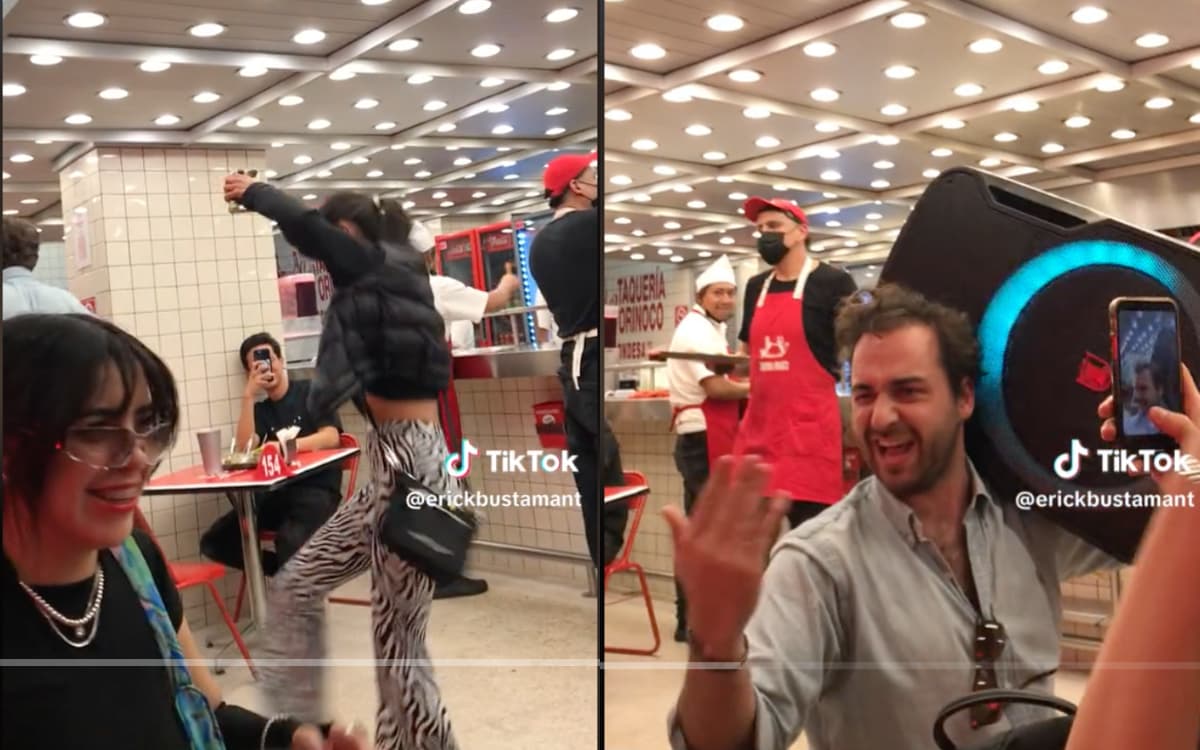 Así pusieron el ambiente en una taqueria al ritmo de Peso Pluma