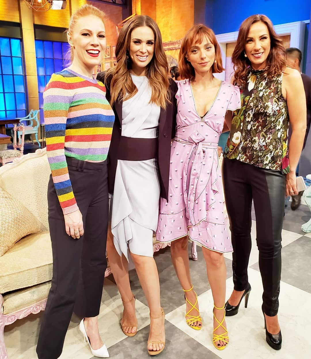 Natalia Téllez recibió el apoyo de sus compañeras de 'Netas Divinas'