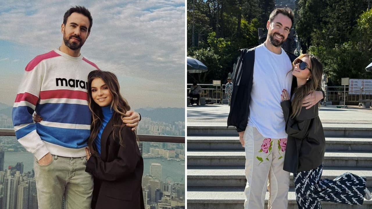 Sofía Castro responde tajante a quienes se burlan de la diferencia de estatura que tiene con su esposo: “Bastón no”