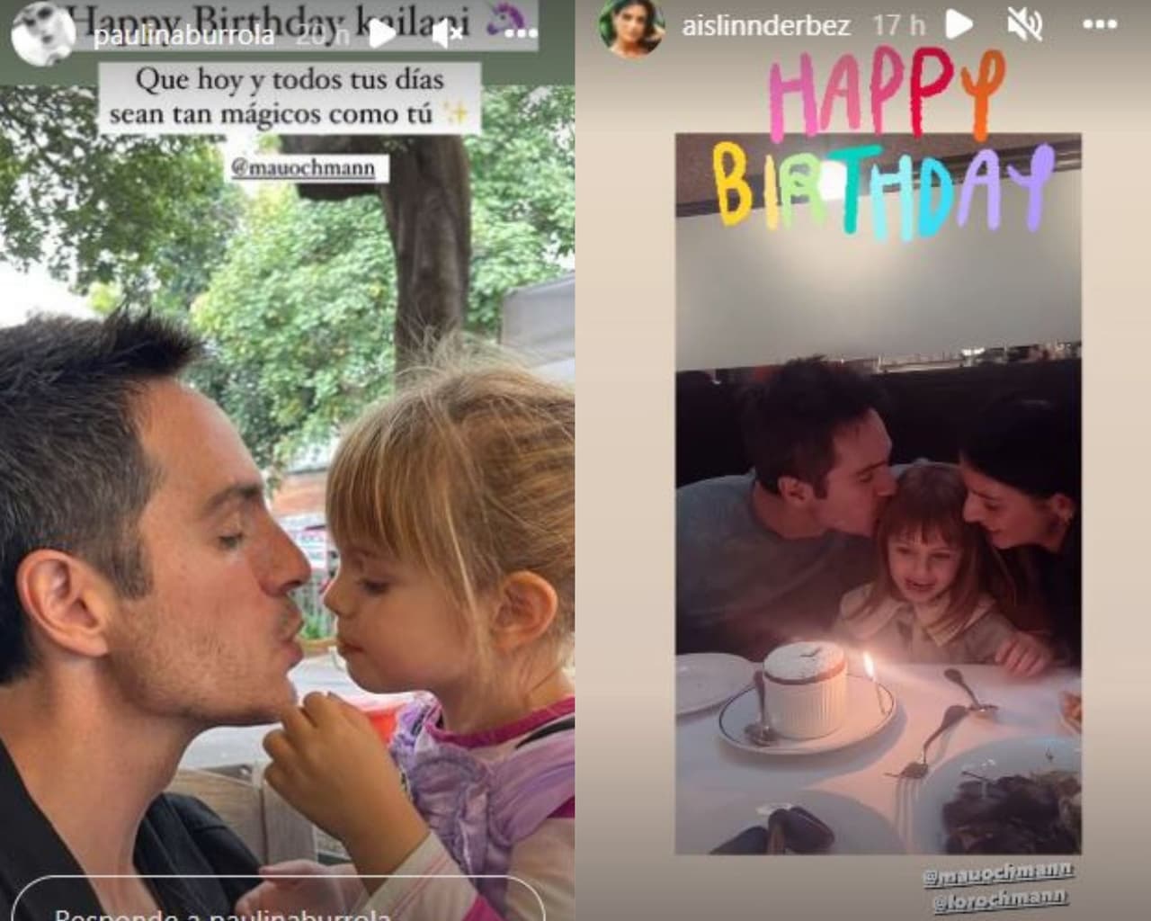 Las felicitaciones se leen en redes sociales.