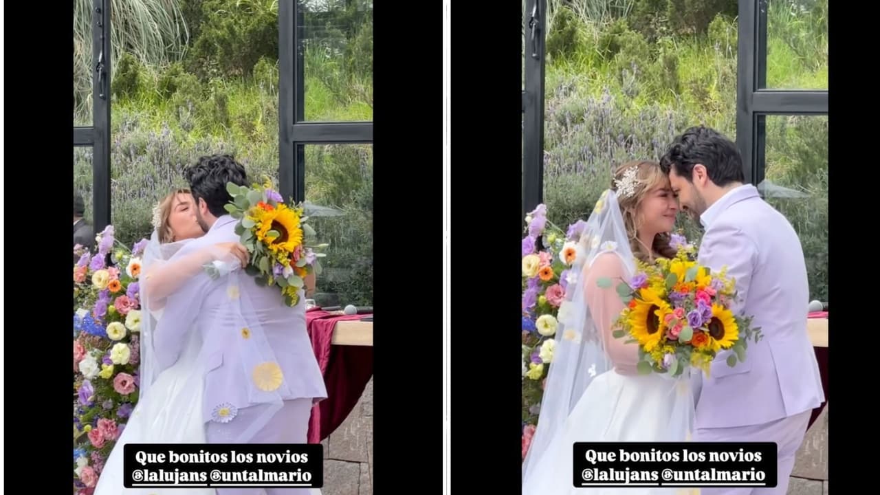 Daniela Luján se casó con Mario Alberto Monroy este 26 de octubre