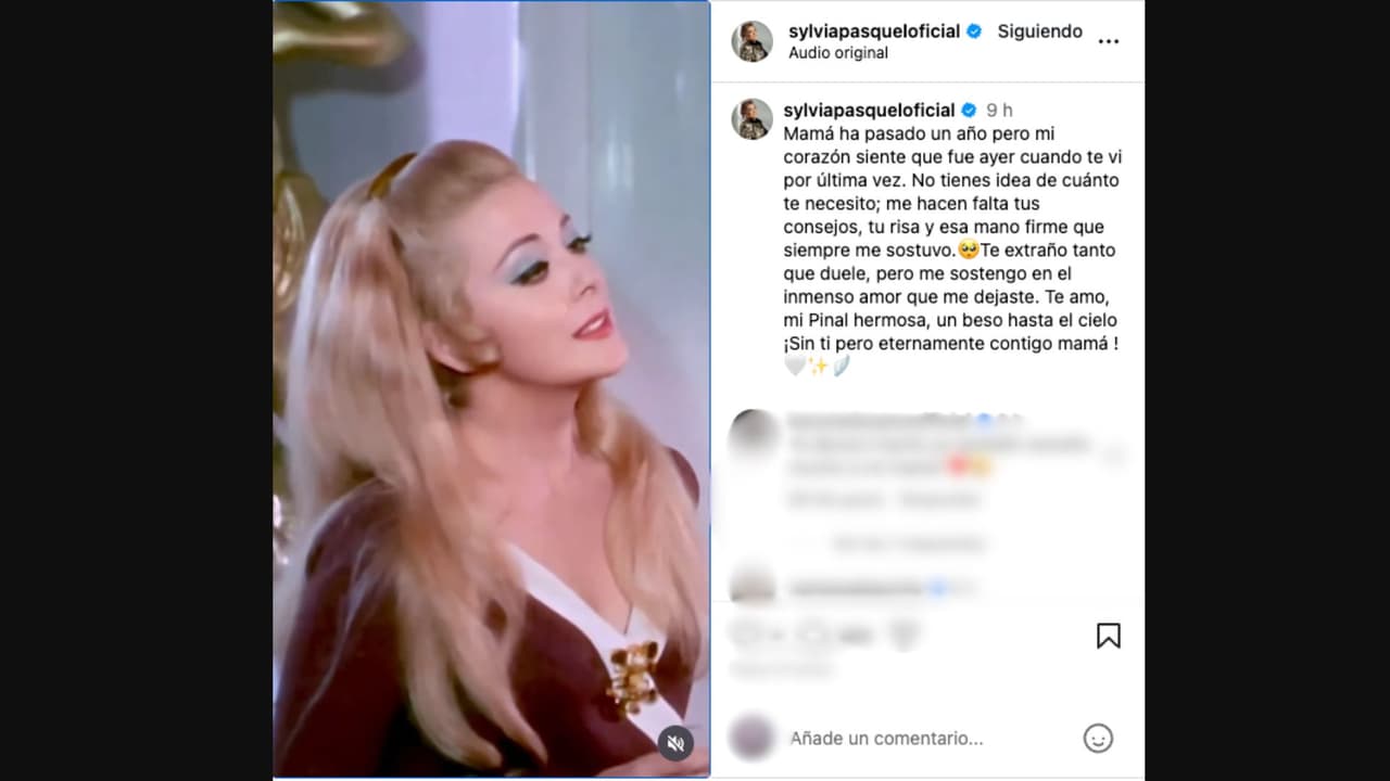 Sylvia Pasquel recuerda a su madre Silvia Pinal en su aniversario luctuoso