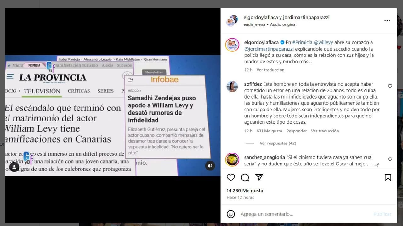 William habla tras rumores de romance con Samadhi Zendejas.