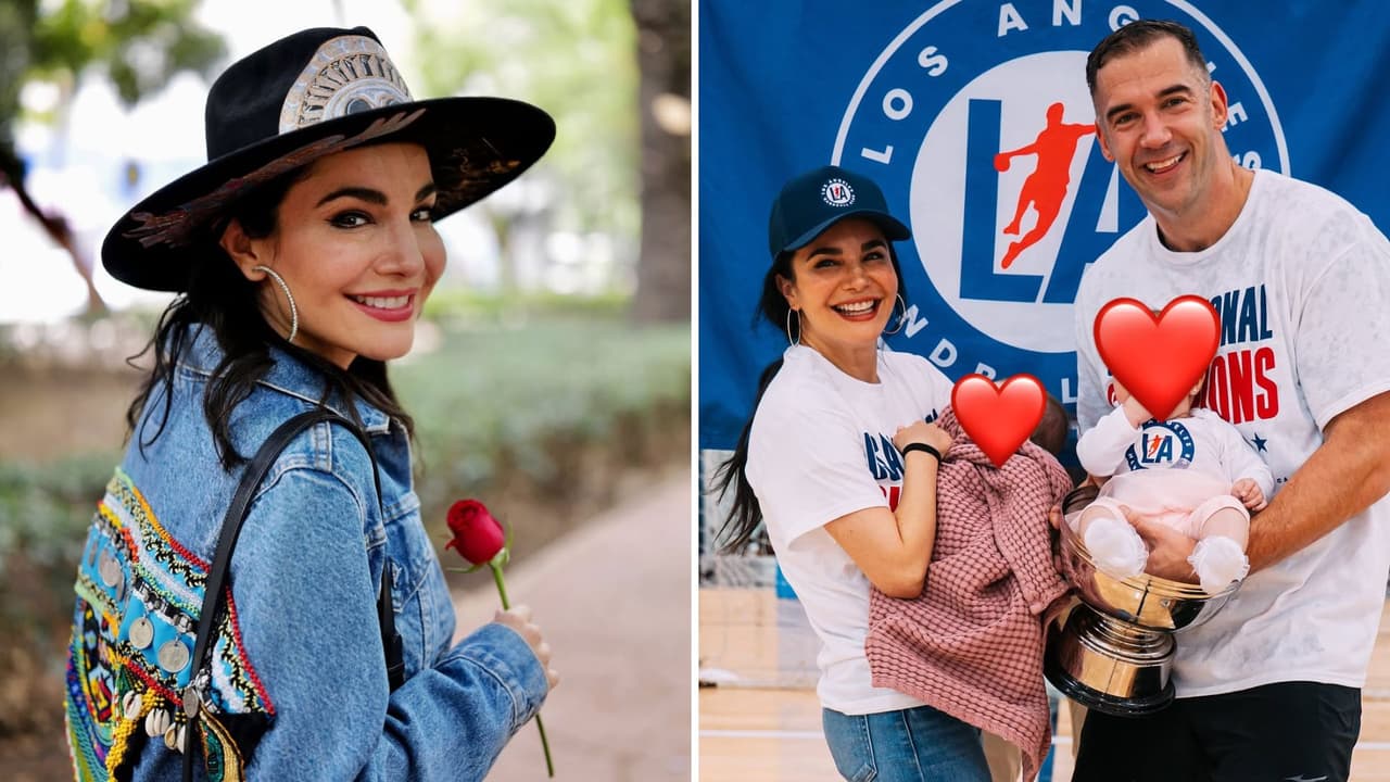 Así celebró Martha Higareda el cumpleaños de su esposo Lewis Howes junto a sus gemelas